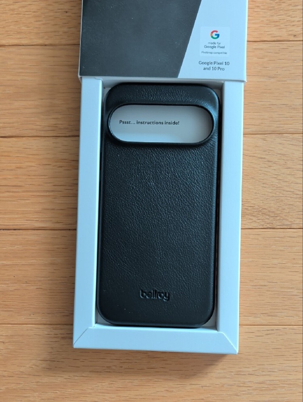 Bellroy Leather Pixel 10 Case — Black - Picture 2 of 2